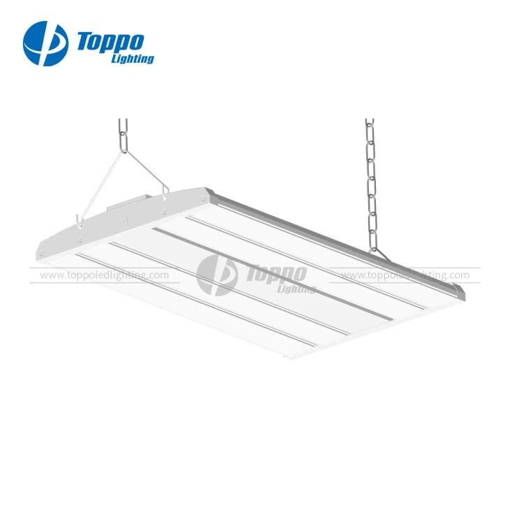 Gudang Industri Lampu LED Reaktif Linear Highbay 130lm / w Linear LED High Bay 300w